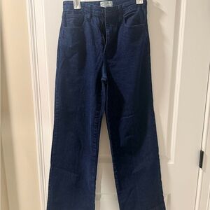 Universal Thread Dark Blue Flare & Wide Leg Jeans